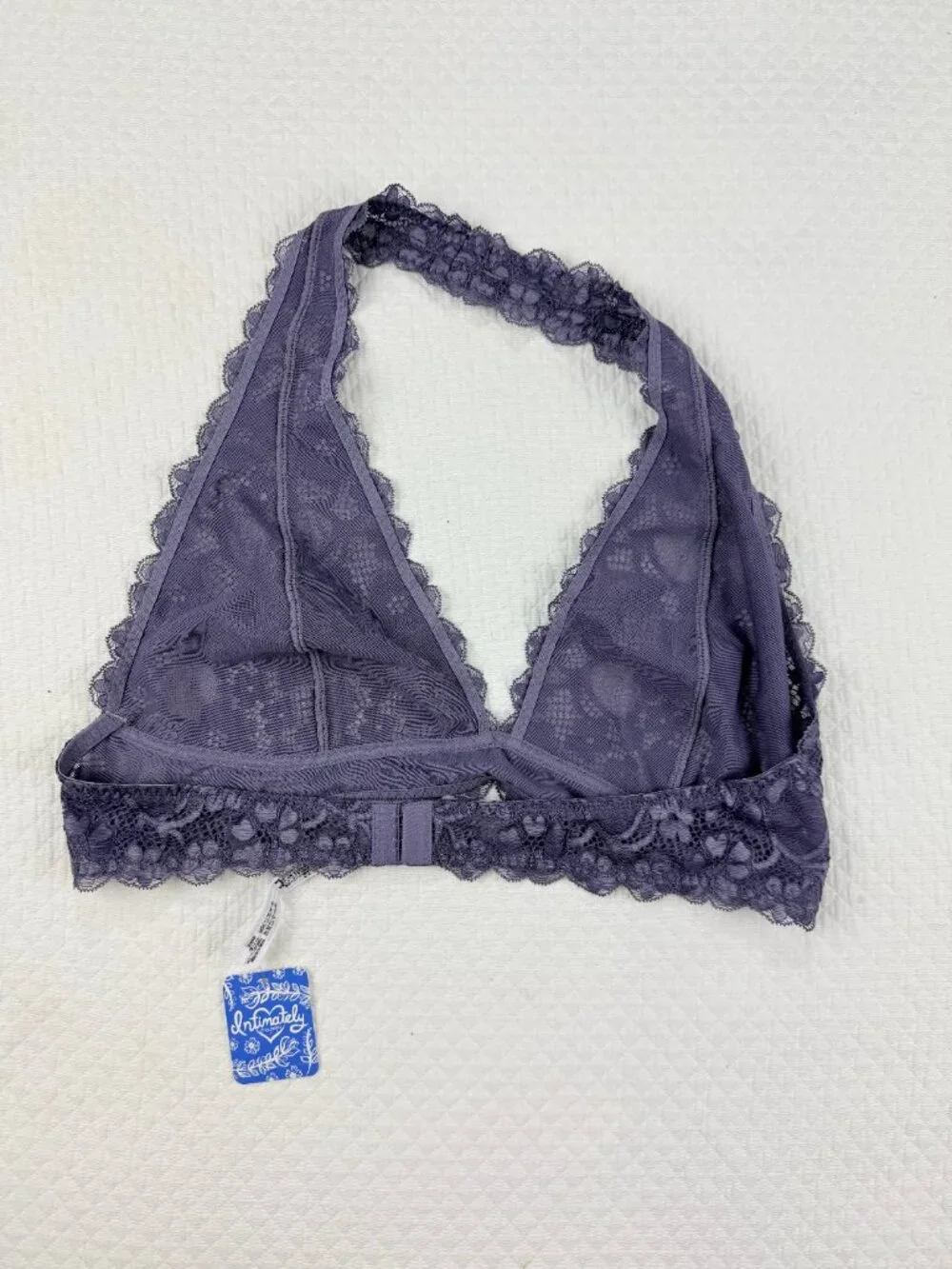 NWT Free People Galloon Lace Halter Bra.Violet Size XL - Picture 5 of 9